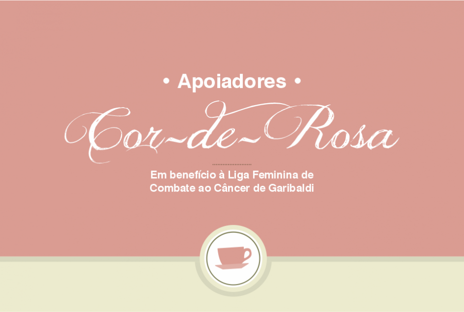 “Apoiadores Cor-de-Rosa” em benefício à Liga Feminina de Combate ao Câncer