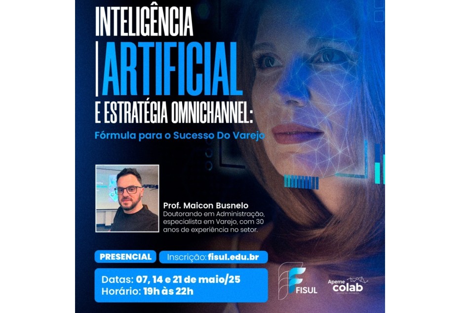 FISUL promove curso sobre Inteligência Artificial e Omnichannel para o varejo