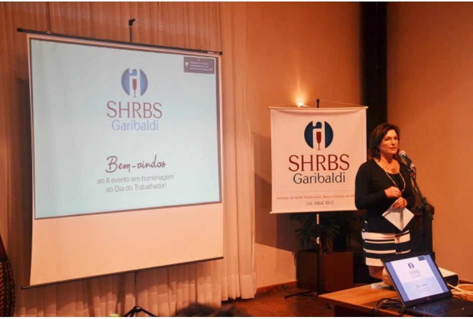 Empreendedor do "Destemperados" palestrou em evento do SHRBS Garibaldi