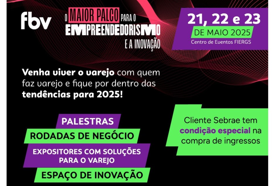 Associados Apeme têm 50% de desconto nos ingressos para a Feira Brasileira do Varejo