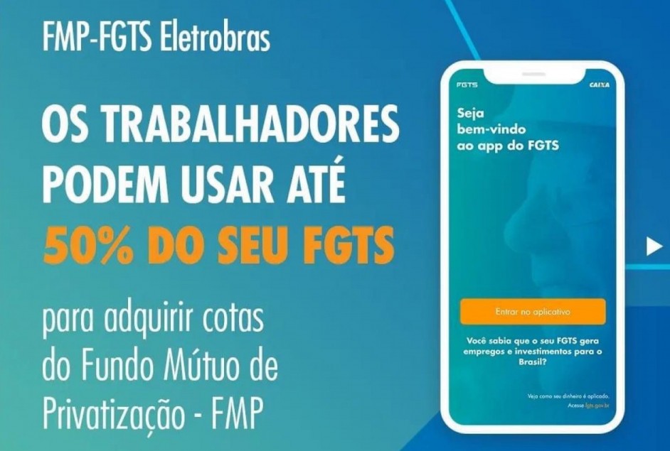 Caixa: você pode utilizar seu FGTS para participar da Oferta Pública da Eletrobras