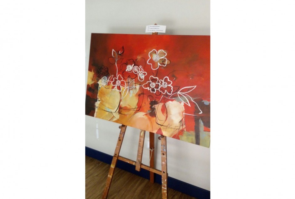 Obra de Ana Caroline Becker exposta na APEME